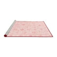 thumbnail image 2 of Ahgly Company Machine Washable Indoor Round Oriental Red Traditional Area Rugs, 4' Round, 2 of 4