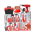 thumbnail image 4 of Tachiuwa Kids Tool Set Educational Toy with Toy Tools Box for Kids Ages 3-5 Years Old 68 piece set, 4 of 9