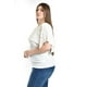 thumbnail image 2 of Blusa con encaje y detalle de perlas Roman Fashion /Tallas Extras, 086 (Blanco) blanco 38, 2 of 5