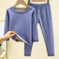 thumbnail image 2 of FAIWAD 2 Piece Suit for Boys Girls Long Sleeve Tops with Straight Pants Fall Winter Casual Comfy Set, 2 of 5