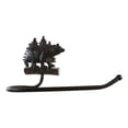 thumbnail image 2 of Ebros Whimsical Black Bear Toilet Paper Holder Bathroom Wall Decoration 8.25"H, 2 of 9