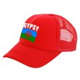 thumbnail image 1 of Rom Gypsy Romani Trucker Caps Men Country Flag Hat Baseball Cap Cool Summer Unisex Mesh Net Caps As Picture, 1 of 6