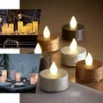 Efavormart 12 Pack - White Flameless LED Candles - Battery Operated Tea ...