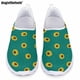 thumbnail image 1 of Zapatos casuales clásicos para mujer Doginthehole, zapatos planos con diseño de estampado artístico de girasoles a la moda, zapatos de malla cómodos y livianos sin cordones, 1 of 5