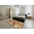thumbnail image 4 of Ahgly Company Indoor Rectangle Abstract Sienna Brown Abstract Area Rugs, 2' x 4', 4 of 6