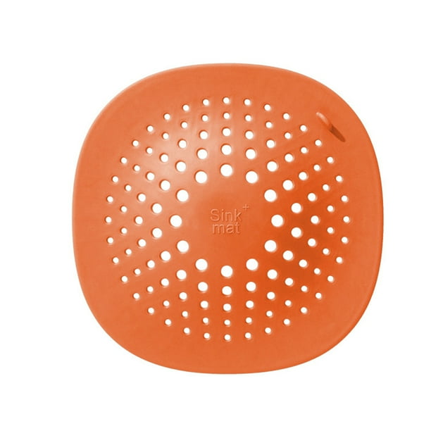 Bewildely Filtro de fregadero de cocina para el hogar, desagüe de ducha, tapón colector de pelo, cubierta de drenaje de suelo de baño, colador de Suministros de limpieza para el hogar rojo naranja Bewildely HA006387-02