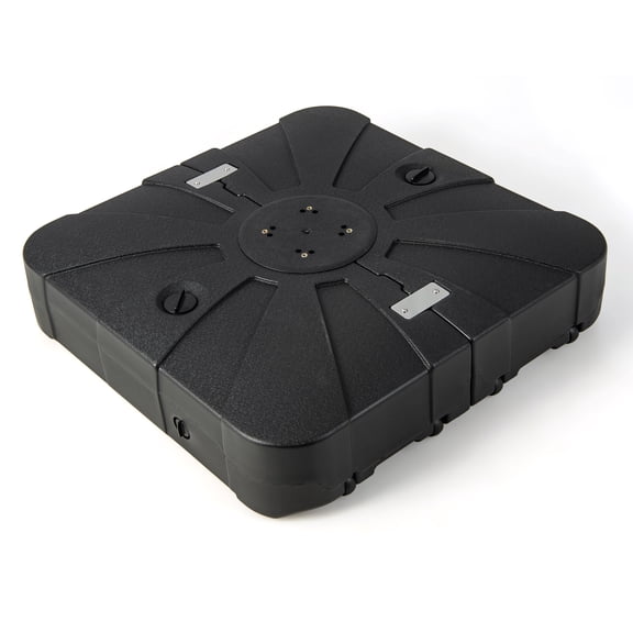 Gymax Patio Umbrella Stand Base Weight 4 Wheels W/Cross Base Black