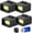 4pcs, variant on 9 Volt LED Mini Flashlight High Brightness Portable Compact Pocket Torch Camping Hiking