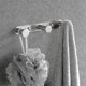 thumbnail image 2 of Toallero de pared de acero inoxidable 304 para puertas de baño y cocina (3 ganchos, cepillado), 2 of 5