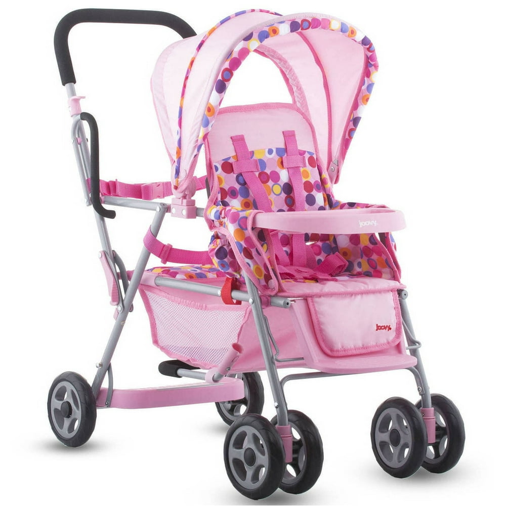Joovy Caboose Toy Stroller Baby Doll Stroller, Pink