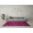 thumbnail image 3 of Ahgly Company Indoor Square Persian Pink Traditional Area Rugs, 5' Square, 3 of 4