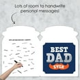 thumbnail image 3 of Big Dot of Happiness Happy Father's Day - We Love Dad Giant Greeting Card - Big Shaped Jumborific Card, 3 of 7