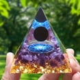 thumbnail image 1 of Cristal orgonita pirámide energía curativa Reiki Chakra hogar oficina decoración (B), 1 of 4