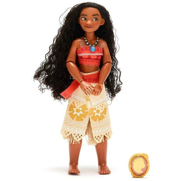 Muneca clasica Disney Moana con colgante 10 1 2 pulgadas Disney N A Walmart en linea