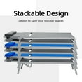 thumbnail image 3 of Domi Outdoor Living 3-Piece Adjustable Pool Lounge Set, Steel Textilene Sunbathing Chairs with Headrest (2 Gray Chairs W/Table), 3 of 8