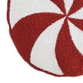 Mainstays, Peppermint Shape Decorative Throw Pillow, Multi, 12" x 12", 1 Pack