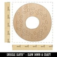 thumbnail image 2 of Donut Bagel Doodle Wood Shape Unfinished Piece Cutout Craft DIY Projects - 4.70 Inch Size - 1/8 Inch Thick, 2 of 7