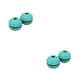 thumbnail image 1 of Vogacara Bola de masaje, de mano de plástico, único, inteligente, sensorial, EDC, masajeador de piernas para niños y adultos, juguete Azul claro 2piezas, 1 of 6