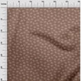 thumbnail image 3 of oneOone Velvet Brown Fabric Retro Minimal Burger Fabric For Sewing Printed Craft Fabric By The Yard 58 Inch Wide, 3 of 5