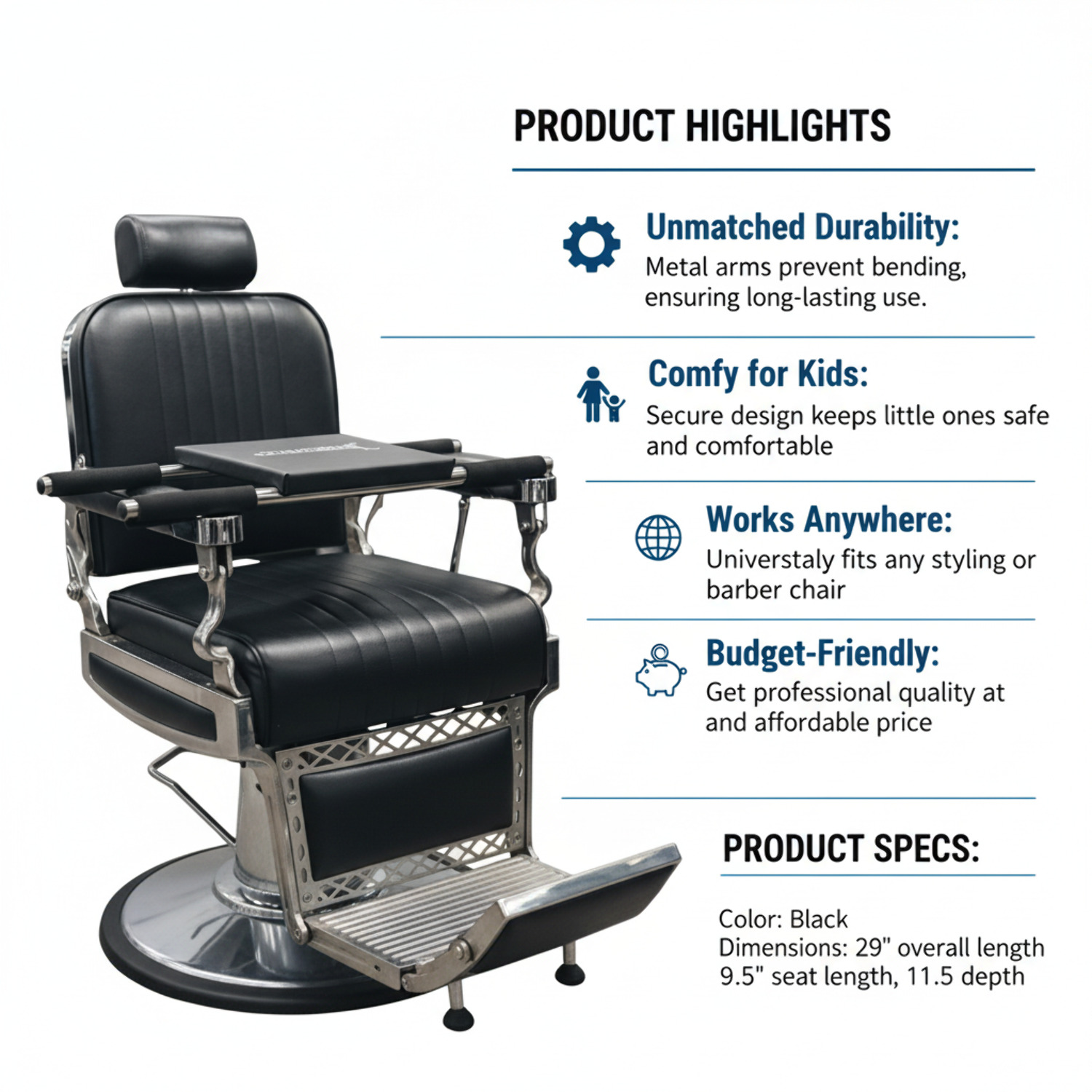 BarberMate® Bar Style Child Seat