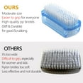 thumbnail image 3 of Genreen 4 Pack Dual-Sided Nail Brush Cleaner,Soft & Firm Bristles for Fingernails, Toenails, Travel & Pet Care,Nail Scrubber for Hands and Feet, 3 of 7