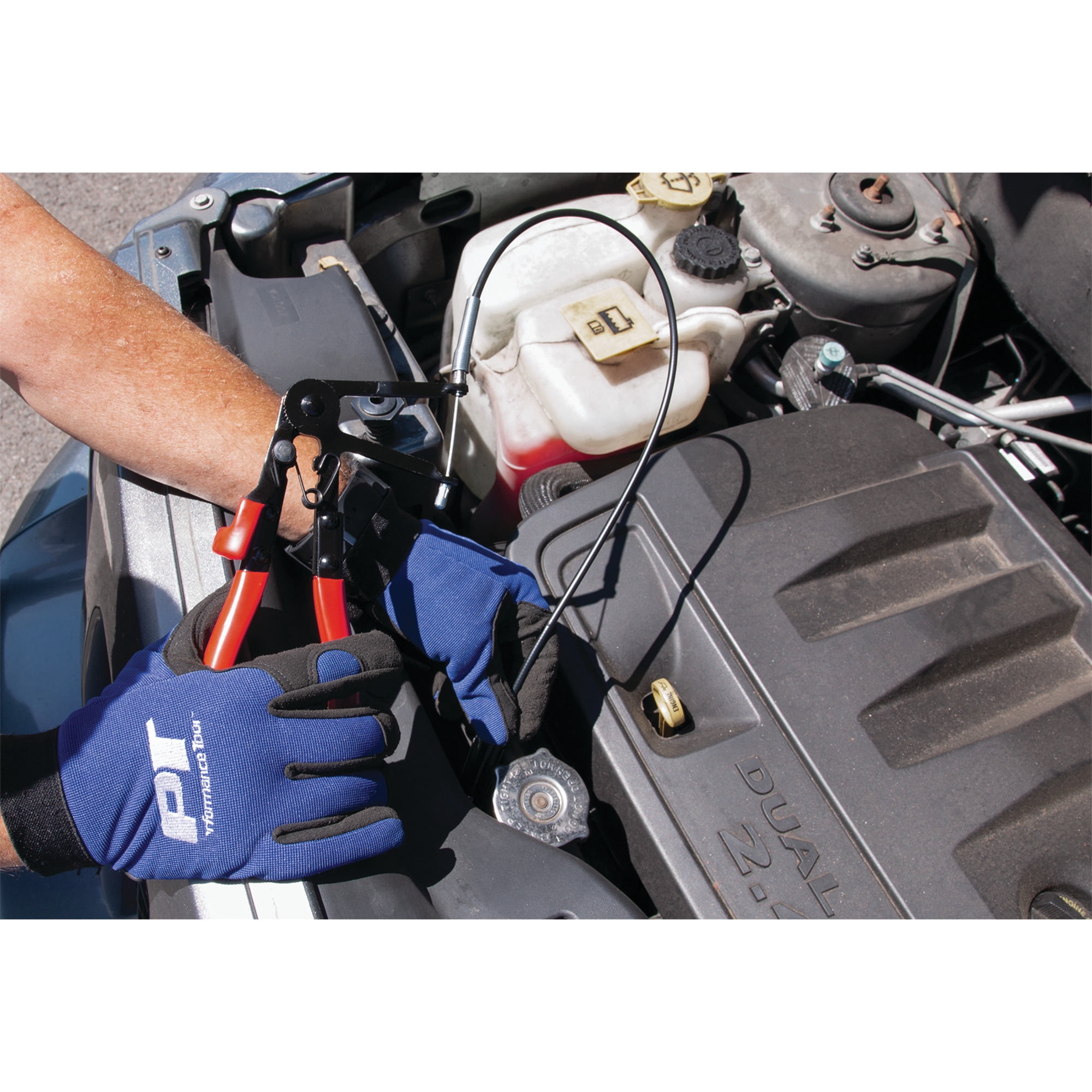 Performance Tool W80640 Flexible Hose Clamp Plier - Easily Install and Remove Hose Clamps with Precision and Control