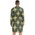 thumbnail image 3 of Dailycode Men Robe Lightweight Soft Bathrobes Kimono Nightgown Flashing Stars, 3 of 6