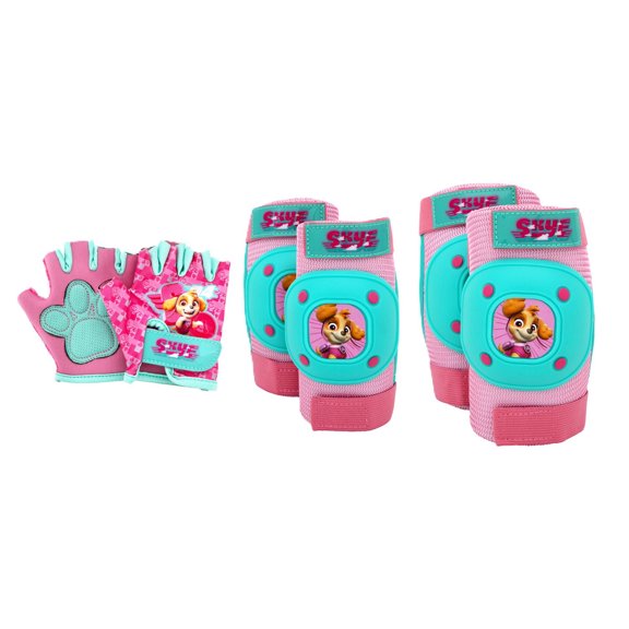 Bell Sports Paw Patrol Skye High Pad Set and Gloves