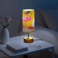 thumbnail image 6 of Touch Control Table Lamp with LED Bulb Bedside Lamp for Bedroom Living Room A Pink Flamingo, 6 of 8