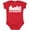 Red, variant on Inktastic San Francisco Skyline with Grunge Boys or Girls Baby Bodysuit