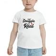 thumbnail image 2 of The Snuggle Is Real Cute Toddler T-Shirts for Boys Girls (White, Youth XL), 2 of 5