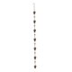 thumbnail image 2 of 3X Pine Cone Shaped Rain Chain, Ancient Graffiti Pine Cone Decorative Hanging Chain, Metal Iron Bells, 2 of 5