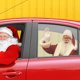 thumbnail image 1 of XWSHYW Decoraciones Navideñas Adornos Navideños Papá Noel Adhesivos de Pvc Semitransparentes para Ventanas Decoración Navideña para Coches Autoadhesivos, 1 of 5