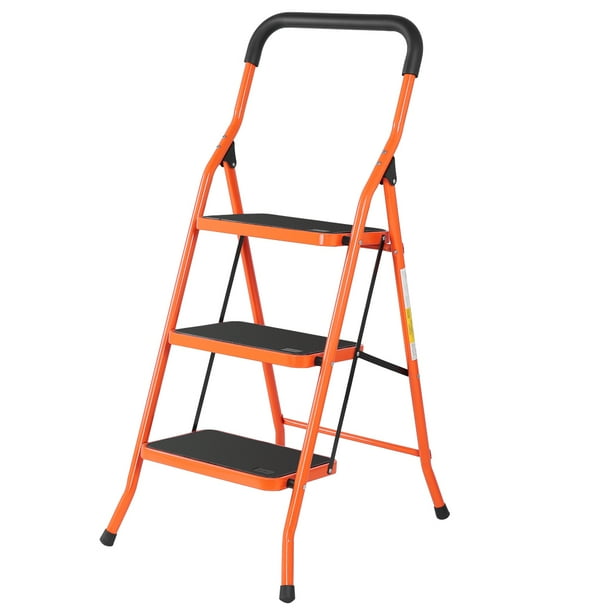 Ktaxon 3Step Ladder, Lightweight Step Stool, 330 lb. Load Capacity