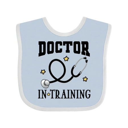 

Inktastic Future Doctor in Training Boys or Girls Baby Bib
