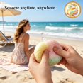 thumbnail image 6 of Crispy Stress Ball, Rainbow Gradient Silicone Crackle Squishy Squeeze Fidget Ball for Home, Office, Desk, 6 of 6