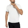 thumbnail image 4 of X RAY JEANS Mens Knit Polo Sweater, Off White, 2XL, 4 of 10