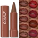 thumbnail image 3 of Delineador de labios cónico degradado, lápiz labial de terciopelo marrón negro mate, resistente al agua, tinte de contorno no pegajoso, delineador de labios, crayón, maquillaje de labios, 3 of 5