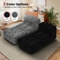 thumbnail image 6 of Centilab Big Bean Bag Chairs, Adults Bean Bag Lounger Sofa with Memory Foam Filled, Bean Bag Couch for Living Room Bedroom Lounge, Ergonomic Support, Black, 6 of 8