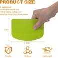 thumbnail image 2 of Food Dough Scraper, Plastic Multi-Purpose Kitchen Pastry Cutting Tool, Flexible Bowl Scraper with Curved Edge, Cake Baking Bench Scraper, 2 of 4