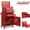 Red, variant on Tool Box on Wheels, 2-IN-1 5-Drawer Rolling Tool Chest Garage Organizer with Wheels Lockable, Metal Tool Cabinet W/Detachable Top Box, Black