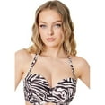 thumbnail image 1 of Gorgeous Womens Zebra Print Strapless Bikini Top, 1 of 5
