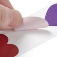 thumbnail image 4 of 8 Colors Paper Heart Sticker Rolls Valentine's Day Decals for Envelope Card Making Mixed Color 25x25mm about 500pcs/roll, 4 of 4