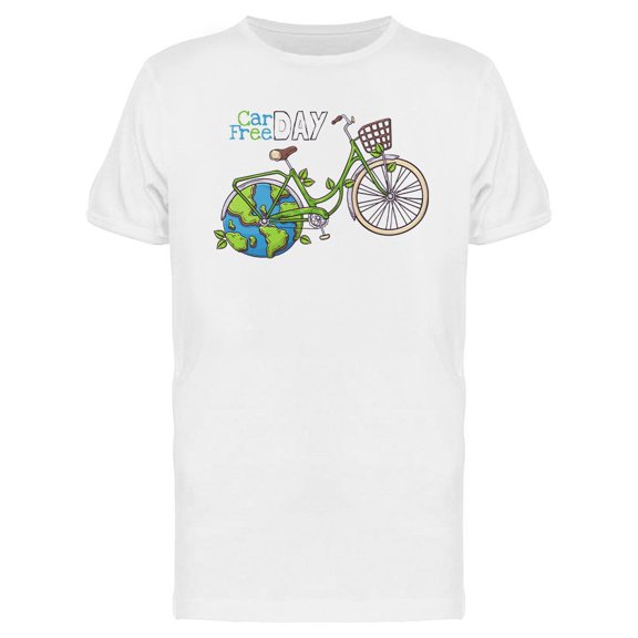 Car Free Day T-Shirt Men -Image by Shutterstock, Male Small