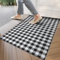 thumbnail image 4 of Black White and Gray Checkerboard Pattern Door Rugs,Washable Non Slip Door Mats Indoor,Decorative Door Mats,Entry Mat Indoor for Entrance,Bedroom,Kitchen,Bathroom,17"x30", 4 of 6