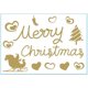 thumbnail image 1 of Pegatinas transparentes de globos de Feliz Navidad, decoración navideña, DIY, 1 of 4