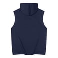 thumbnail image 6 of Yaoyar Mens Workout Hooded Tank Tops Dry Fit Moisture Wicking Sleeveless Gym Training Hoodies Bodybuilding Muscle Cut Off T Shirt, 6 of 7