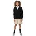 thumbnail image 6 of Classroom School Uniforms Adult Cardigan Sweater 56434, XL, Black, 6 of 7