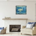 thumbnail image 3 of Stupell Industries Turtle Underwater Painting Animals & Insects Painting Gray Floater Framed Art Print Wall Art, 31 x 25, 3 of 10
