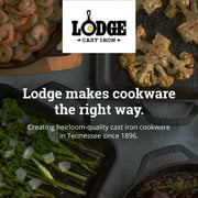 Lodge 10 Inch Cast Iron Skillet - Chef Collection - Pre-Seasoned Cast Iron Pan - Cooking Skillet for Frying, Searing & More - Cast Iron Skillets - Kitchen Essentials